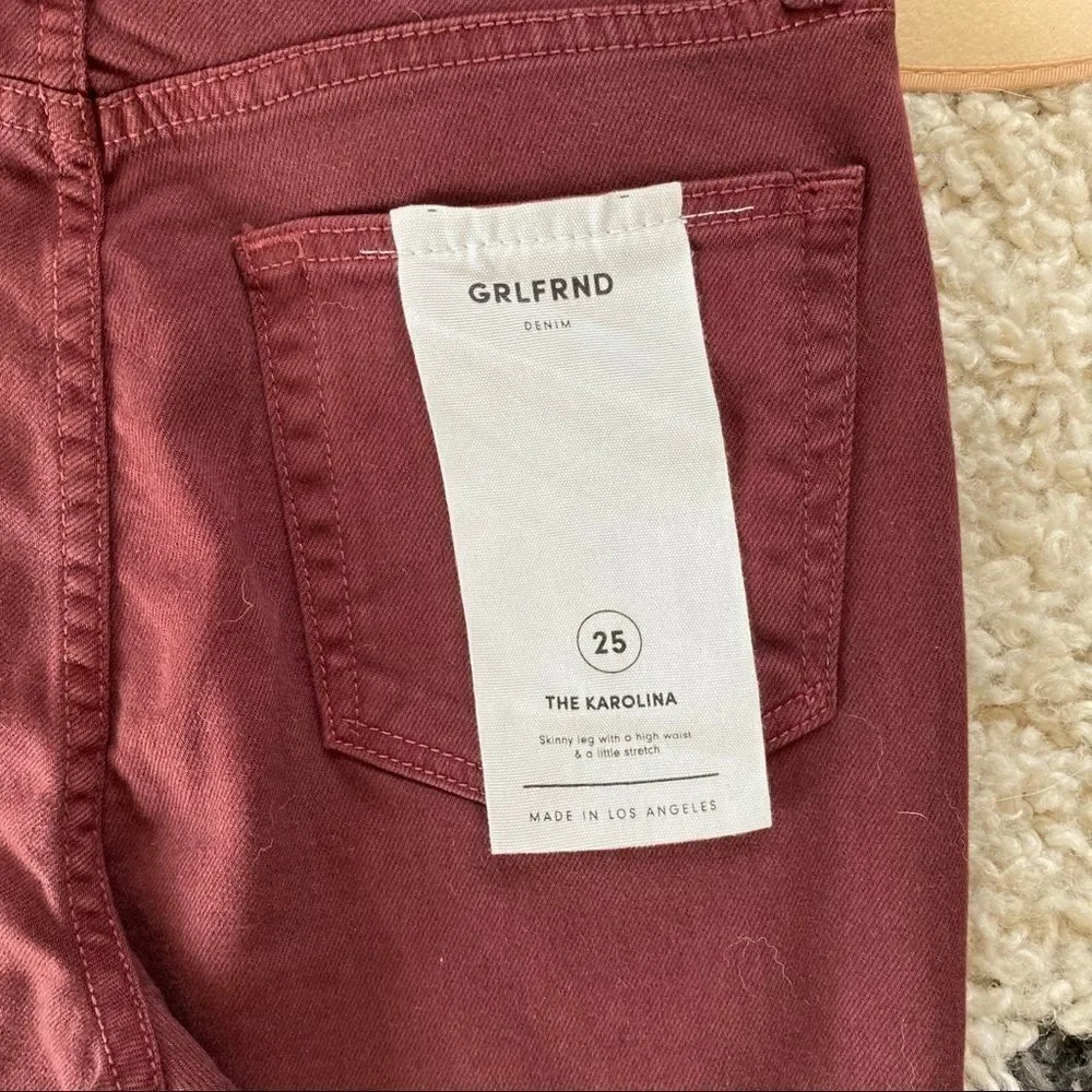NEW GRLFRND Karolina High Rise Straight Leg Skinny Jean - Picture 6 of 11